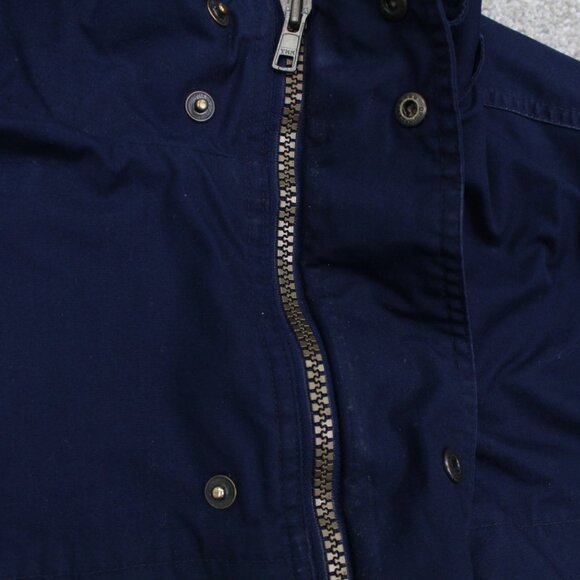 Eddie Bauer Jacket Adult XL Wool Lined Mountain Parka Blue Full Zip Utility Coat - Picture 7 of 16